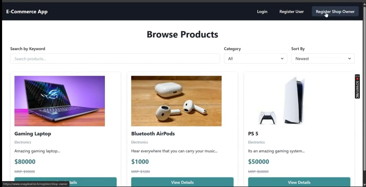 E-commerce Platform